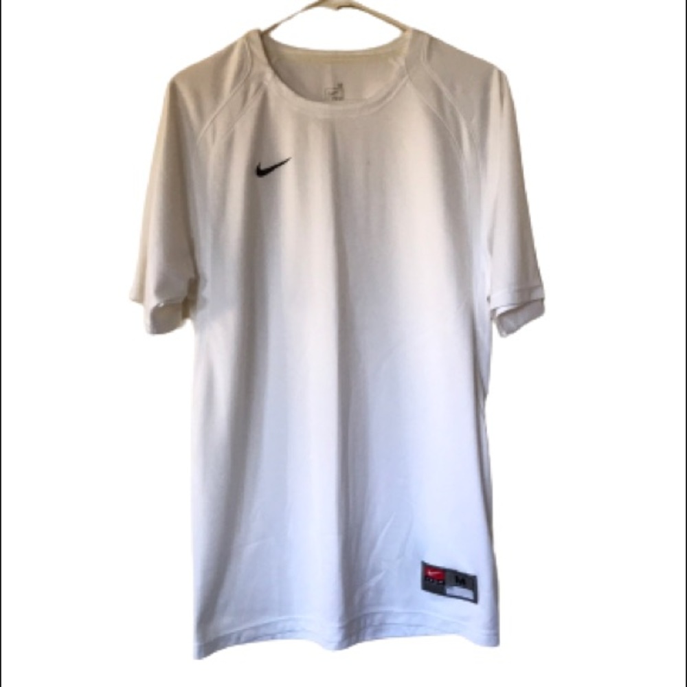 Men’s Nike TEAM White Fit Dry Shirt Medium